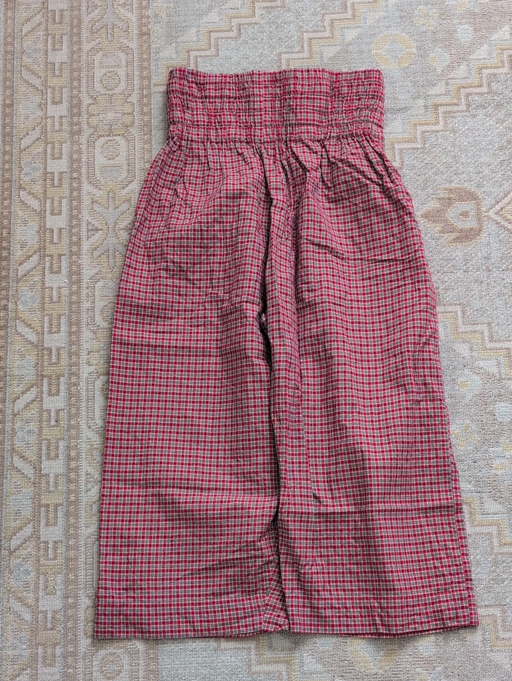 Caron Callahan Nora Pants in Red Micro Plaid - Picture 4 of 4